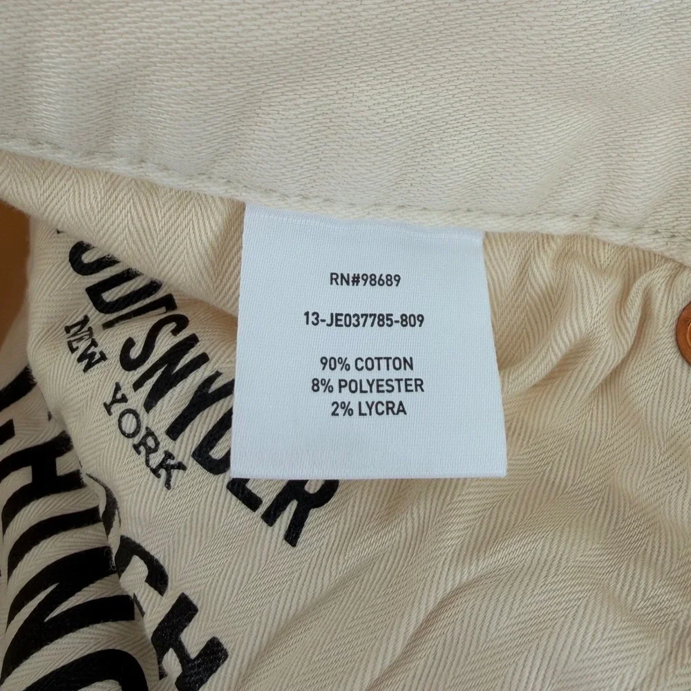 Todd Snyder‎ Chino Pants Mens 32x34 Cream Slim Fit 5-Pocket Stretch Beige Jeans